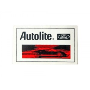 FORD MUSTANG 1964-2015 AUTOCOLLANT 1/2x2 1/2 Autolite Decal SCOTT DRAKE DZ-120