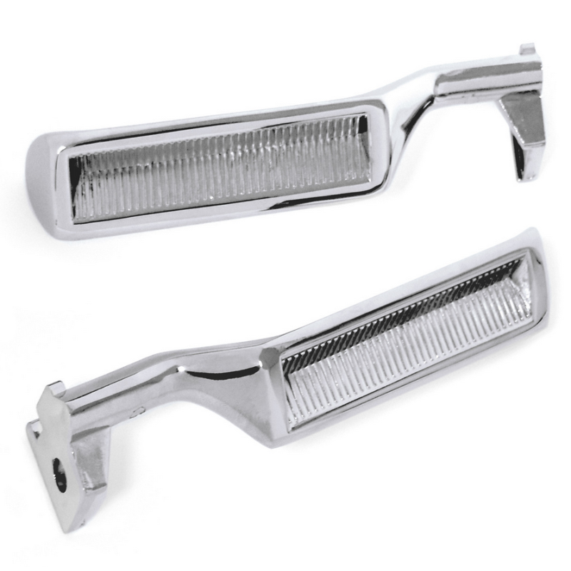 FORD BRONCO 1987-1996 PAIRE POIGNEES PORTE INTERIEUR CHROME METAL Inside Door Handle Metal Chrome Pair ACP FP-BD084 E0TZ-1022600