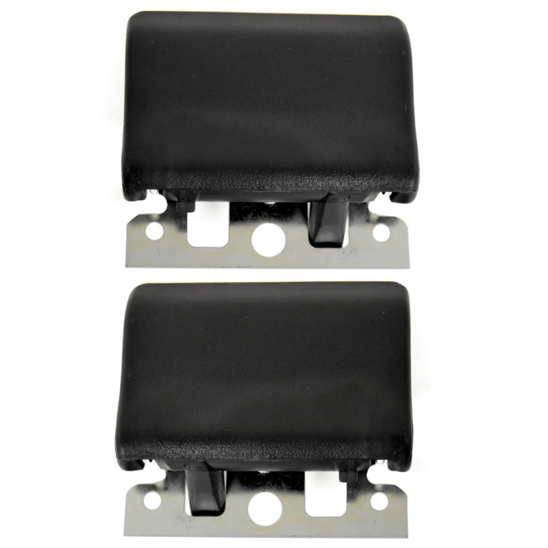 FORD BRONCO 1968-1977 PAIRE POIGNEES PORTE INTERIEUR NOIR Inside Door Handle Black Pair ACP FB-BD039 C8AZ-6222600/1-BLK