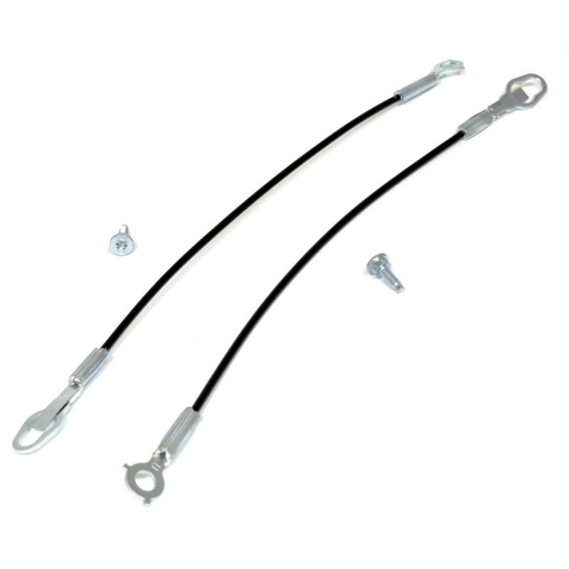 FORD F-150 1983-1996 CABLES DE RETENUE DE HAYON 22 PLUS VIS Tailgate Check Cable 22 With Bolt Pair ACP FP-TG080 F7TZ-9943052/3-A