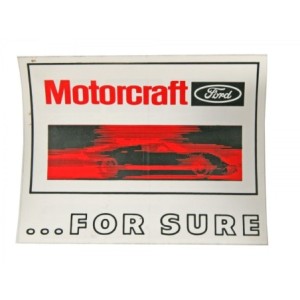 FORD MUSTANG 1964-2015 AUTOCOLLANT Motorcraft for sure GT 40 decal SCOTT DRAKE DZ-121
