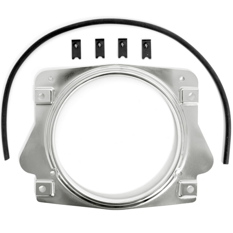 FORD BRONCO 1966-1977 ENTOURAGE DE COMPTEUR CHROME Instrument Cluster Bezel Argent Silver ACP FB-BI001A C6TZ-10876-A