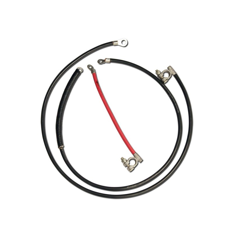 FORD MUSTANG 1967-1970 V8 SET CABLES DE BATTERIE HAUTE RESISTANCE BIG BLOCK ET SMALL BLOCK HAUTE COMPRESSION Heavy Duty Battery