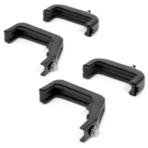 FORD BRONCO 1966-1977 289 302 KIT SUPPORTS DE RADIATEUR MAXCORE 8 PIECES MaxCore Radiator Bracket Set 8 pcs Black For 3.25 Inch