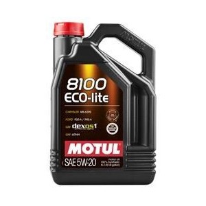 HUILE Motul 8100 5w20 Eco-Lite 5 LITRES Motor Oil 109104