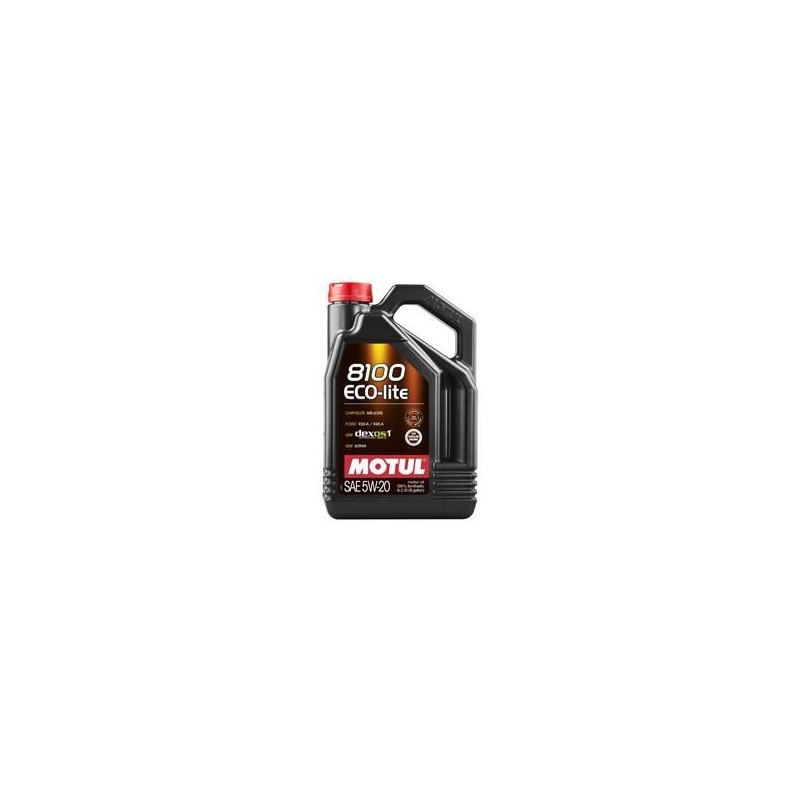 HUILE Motul 8100 5w20 Eco-Lite 5 LITRES Motor Oil 109104