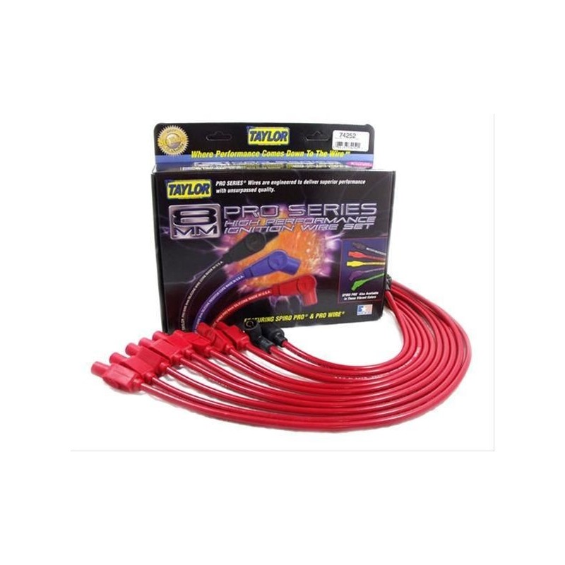 FORD THUNDERBIRD 1958 1969 V8 332 352 390 410 427 428 429 430 SET CABLES DE BOUGIES 8 MM Taylor Spiro-Pro Spark Plug Wire Sets 7