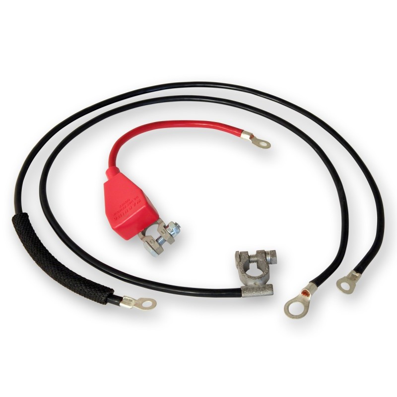 FORD MUSTANG 1964-1966 SET DE CABLES POUR BATTERIE ECONOMY Battery cable set economy SCOTT DRAKE C5ZZ-14300-E