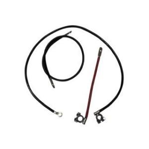FORD MUSTANG 1967 6 CYLINDRES SET DE CABLES DE BATTERIE QUALITE CONCOURS Concourse battery cable set 6cylinder SCOTT DRAKE C7ZZ