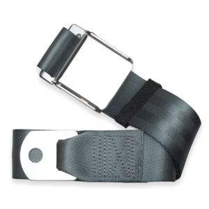 2pt blue lap belt 60 chrome aviation buckle RETROBELT 258-BLU-60