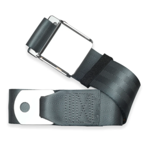 2pt blue lap belt 60 chrome aviation buckle w/hardware RETROBELT 258-BLU-60-21
