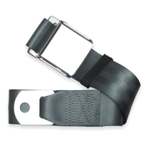 2pt blue lap belt 75 chrome aviation buckle RETROBELT 258-BLU-75