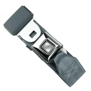 2pt blue lap belt 60 starburst pushbutton buckle RETROBELT 268-BLU-60