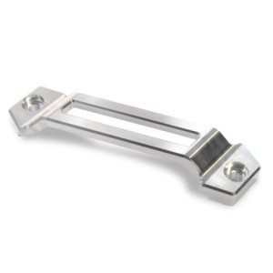 FORD MUSTANG 1967-1970 SUPPORT DE BATTERIE ALUMINIUM 24 F Mustang Battery Hold Down Billet For 24F Series Batteries SCOTT DRAKE