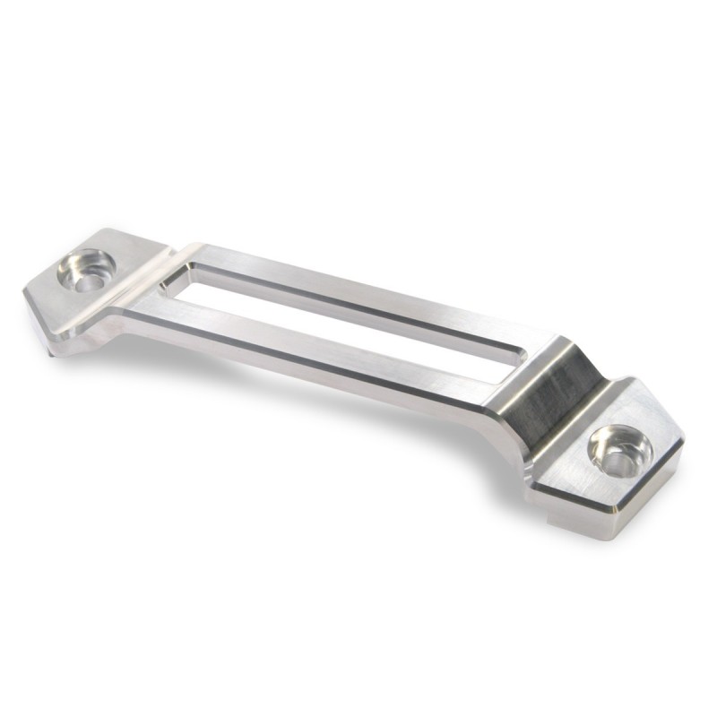 FORD MUSTANG 1967-1970 SUPPORT DE BATTERIE ALUMINIUM 24 F Mustang Battery Hold Down Billet For 24F Series Batteries SCOTT DRAKE