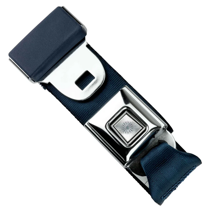 2pt black lap belt 90 starburst pushbutton buckle w/lap belt hardware kit RETROBELT 268-DKB-90-21