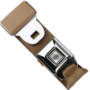 2pt tan lap belt 75 starburst pushbutton buckle RETROBELT 268-TAN-75
