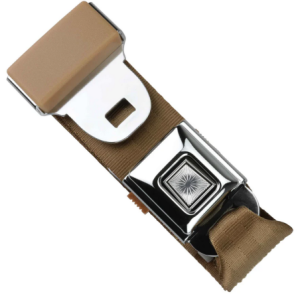 2pttan lap belt 90 starburst pushbutton buckle RETROBELT 268-TAN-90