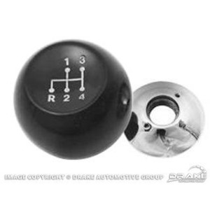 FORD MUSTANG 1964-1966 POMO POMMEAU BOULE DE LEVIER DE VITESSES MANUELLE 4 RAPPORTS 4 speed Shift Knob SCOTT DRAKE C5ZZ-7213-A