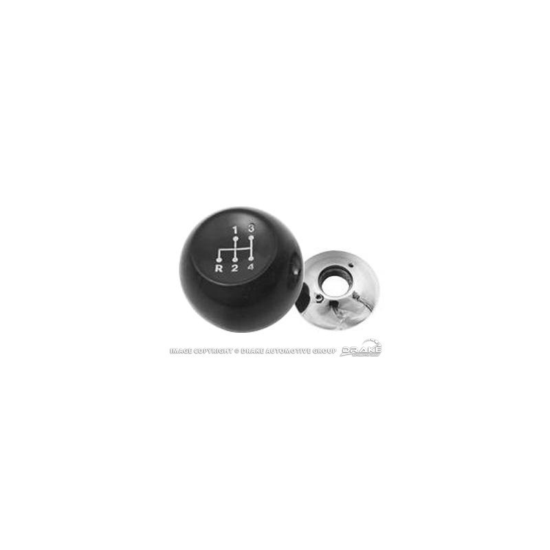 FORD MUSTANG 1964-1966 POMO POMMEAU BOULE DE LEVIER DE VITESSES MANUELLE 4 RAPPORTS 4 speed Shift Knob SCOTT DRAKE C5ZZ-7213-A