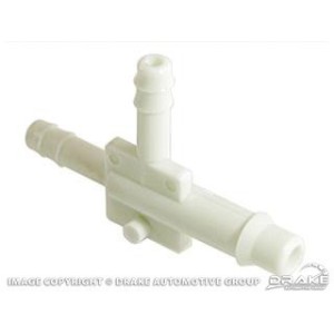 FORD MUSTANG 1964-1966 REPARTITEUR DE TUYAUX LAVE GLACE Washer Hose Connector SCOTT DRAKE C0AB-17A601-A