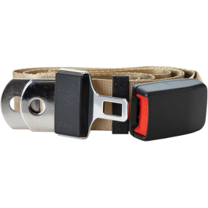 2pt tan lap belt 60 european pushbutton buckle RETROBELT 278-SND