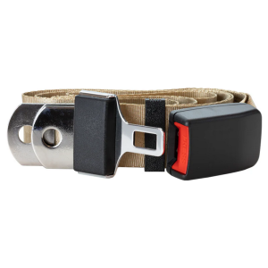 2pt sand lap belt 60 european push button buckle w/hardware RETROBELT 278-SND-21