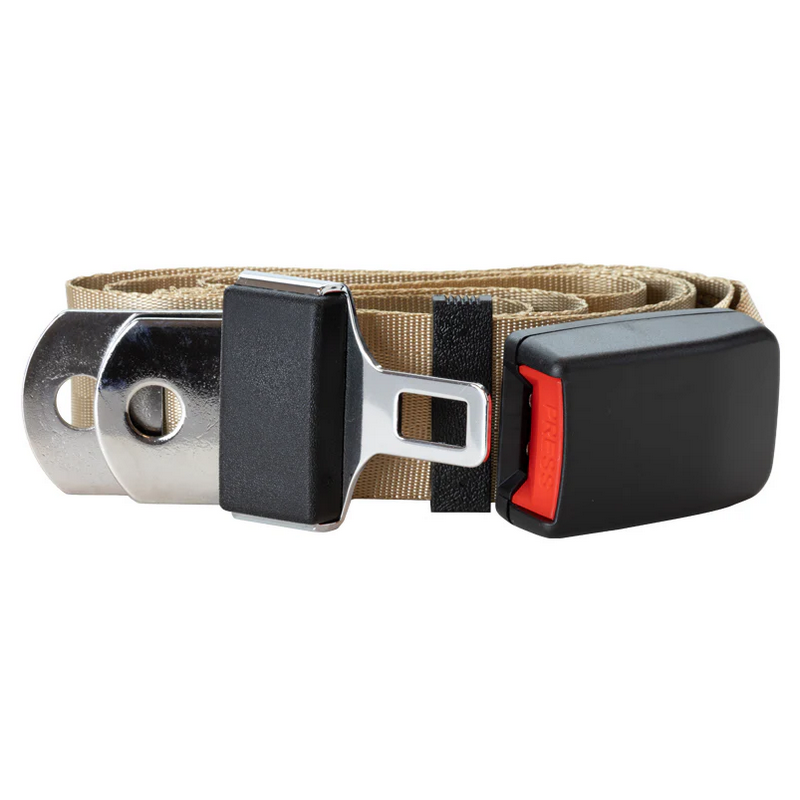 2pt sand lap belt 60 european push button buckle w/hardware RETROBELT 278-SND-21