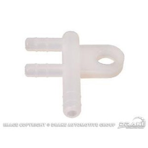 FORD MUSTANG 1967 REPARTITEUR DE TUYAUX LAVE GLACE Washer Hose Connector SCOTT DRAKE C7SZ-17A601-A