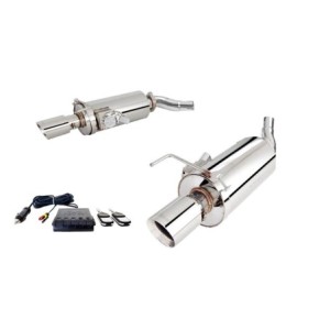 Silencieux à clapets Varex X-Force ES-FM15-VMK-ABS - Mustang GT 15-17