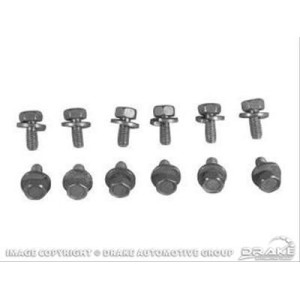 FORD MUSTANG 1964-1973 Kit visserie de caches culbuteurs Scott Drake VCB-C2OE-481