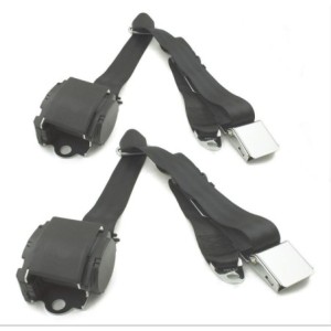 Ceintures 3 points RetroBelt RB-6573MUSTKT-BLK - Mustang 1964-1973
