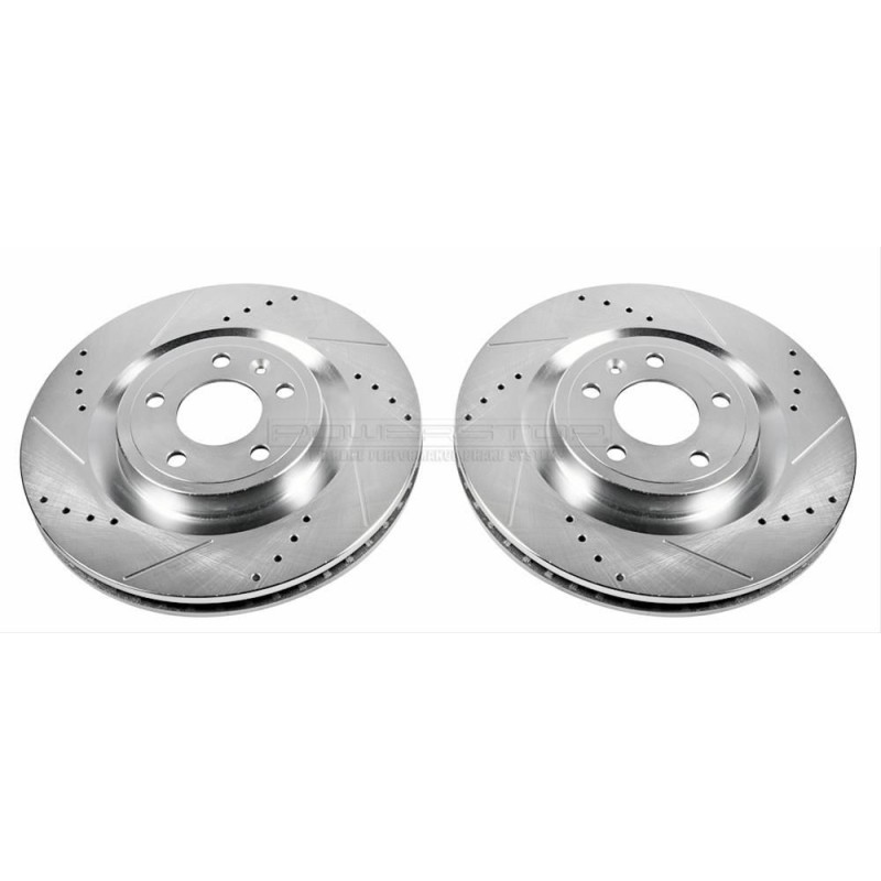 Disques de frein percés & rainurés PowerStop AR85144XPR - Ford Mustang 2011-2014