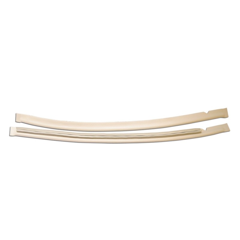 FORD MUSTANG 1969-1970 PAIRE DE QUARTS QUART DE JOINT DE BORDURE DE TRANCHE BLANC quarter pillar windlace white SCOTT DRAKE C9ZZ