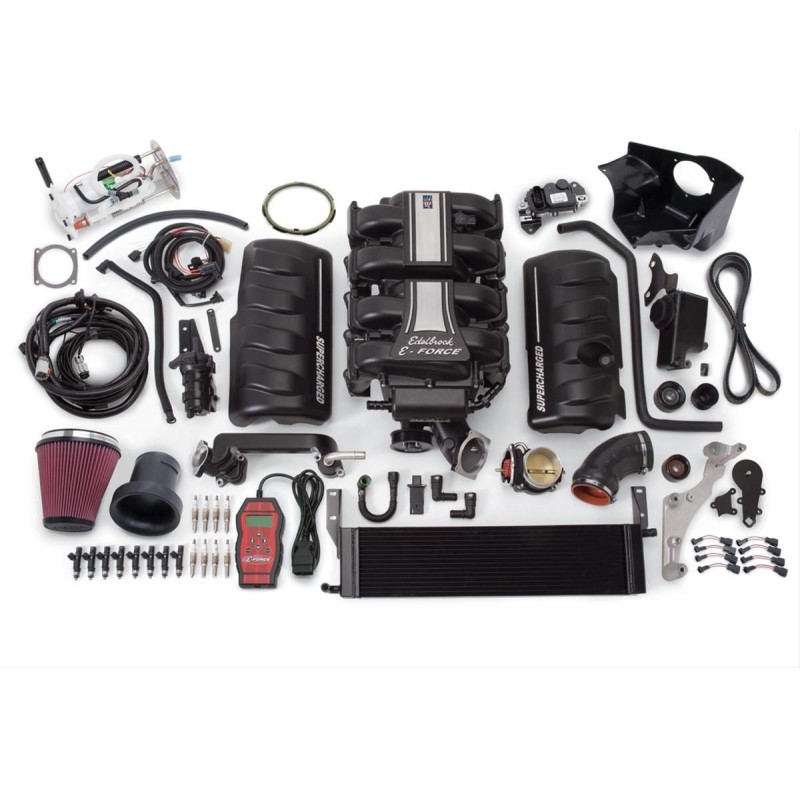 FORD MUSTANG 2005-2009 V8 4.6L KIT COMPRESSEUR 529HP EDELBROCK E-FORCE STAGE 2 15856