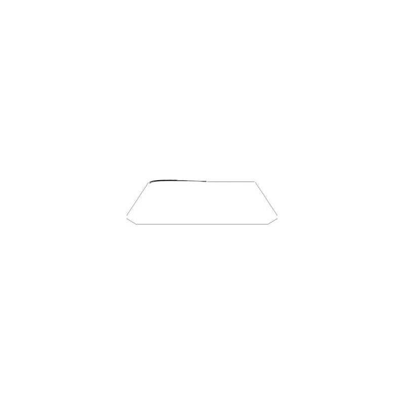 FORD MUSTANG 1964-1968 COUPE FASTBACK CONTOUR DE PARE BRISE CHROME DROIT HAUT COTE PASSAGER Windshield Molding Top Right hand SC