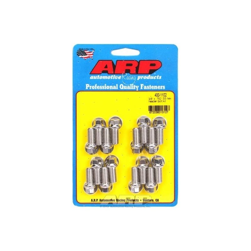 FORD MUSTANG 1961-2001 V8 small block KIT VISSERIE COLLECTEUR D’ÉCHAPPEMENT ARP 400-1102