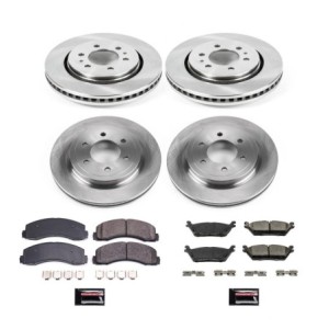 FORD F150 2018-2020 V6 164 183 204 213 V8 302 KIT DE DISQUES ET PLAQUETTES DE FREIN AVANT ET ARRIERE EN CERAMIQUE AVEC FREIN A M