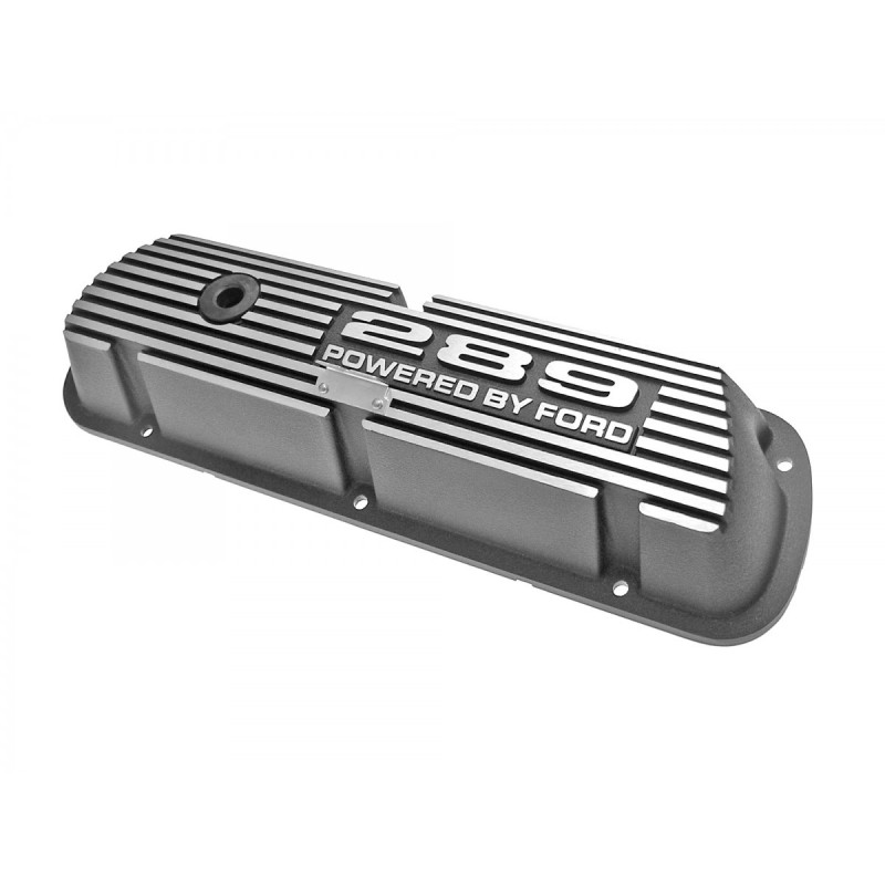 FORD MUSTANG 1964-1973 V8 289 PAIRE DE CACHE CULBUTEURS ALUMINIUM Aluminum Valve Covers (Pair) SCOTT DRAKE 6A582-289
