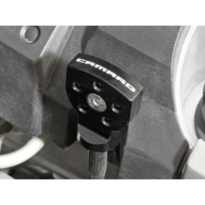 CHEVROLET CAMARO 2010-2014 POIGNEE DE JAUGE DE NIVEAU D HUILE NOIR Oil Stick Handle Cover Black SCOTT DRAKE CA-120001-BLK