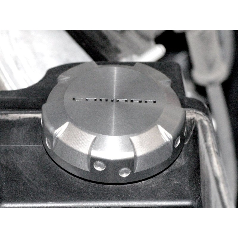 CHEVROLET CAMARO 2010-2014 COUVRE BOUCHON LIQUIDE DE DIRECTION ASSISTEE ALUMINIUM CLAIR Power Steering reservoir cap cover bille