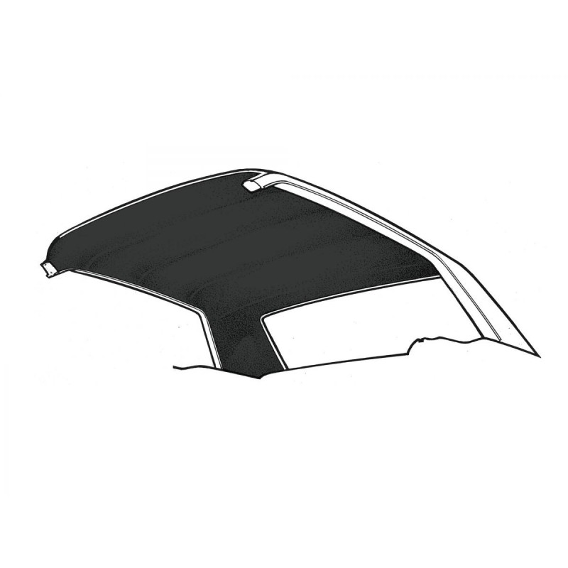 CHEVROLET CHEVELLE 1966 INTERIEUR DE TOIT NOIR Hardtop Headliner Black SCOTT DRAKE HL-GA-2D-66-BK