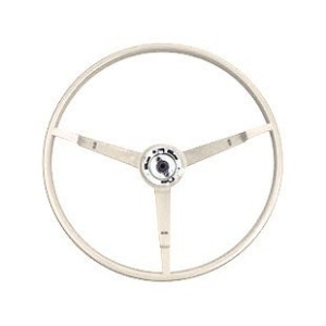 FORD MUSTANG 1965-1966 VOLANT STANDARD BLANC Standard steering wheel white SCOTT DRAKE C5ZZ-3600-WT