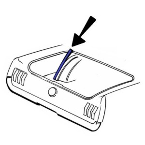 FORD MUSTANG 1964-1970 COUPE CABRIOLET FASTBACK JOINT SUR JONCTION DE PASSAGE DE ROUE ARRIÈRE Trunk wheel seam cover SCOTT DRAKE