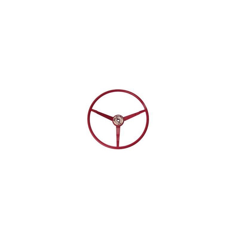 FORD MUSTANG 1966 VOLANT STANDARD ROUGE FONCE Standard steering wheel dark red SCOTT DRAKE C6ZZ-3600-DR