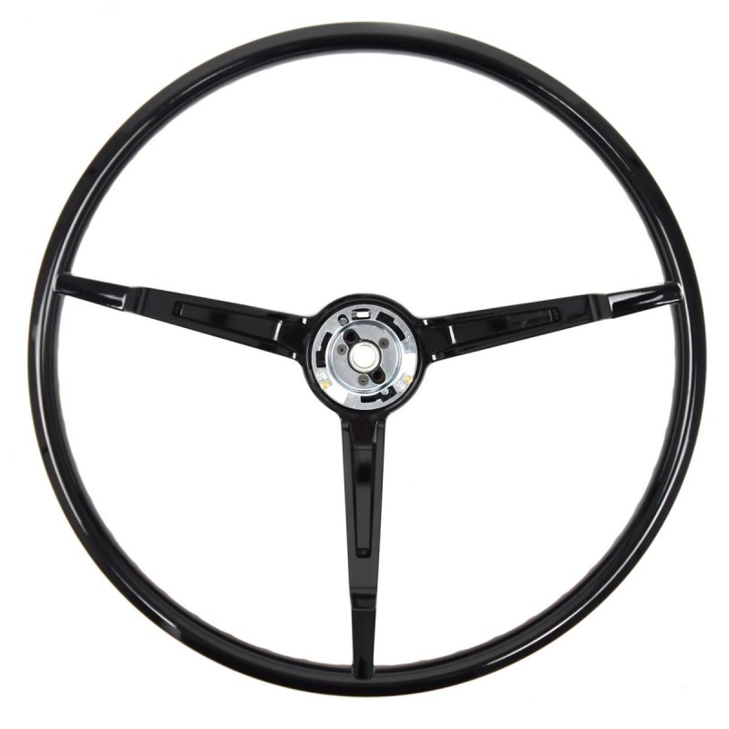 FORD MUSTANG 1967 VOLANT STANDARD NOIR Standard steering wheel black ACP FM-ES008C C7ZZ-3600-BK
