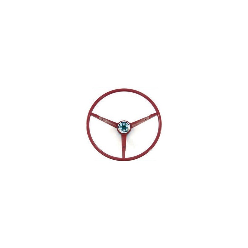 FORD MUSTANG 1967 VOLANT STANDARD ROUGE FONCE Standard steering wheel dark red SCOTT DRAKE C7ZZ-3600-DR