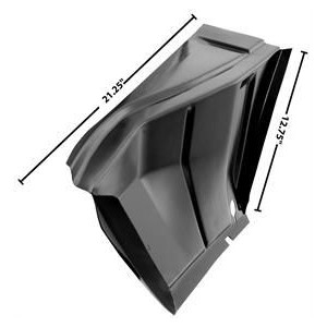 CHEVROLET CAMARO 1967-1968 PLANCHER DE COFFRE trunk floor drop off lh MUSCLECAR GT 1048U