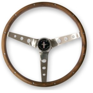 FORD MUSTANG 1964-1973 VOLANT GRANT EN BOIS 13 POUCES ET DEMI 13 1/2 wood steering wheel GRANT 963 (NECESSITE ADAPTATEUR)