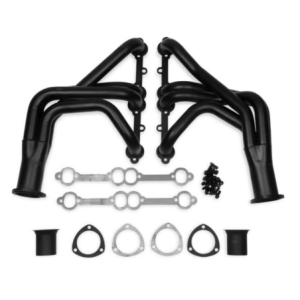 CHEVROLET CORVETTE C2 C3 1963-1974 265 350 400 COLLECTEUR D ECHAPPEMENT PAINT NOIR Flowtech 11106FLT